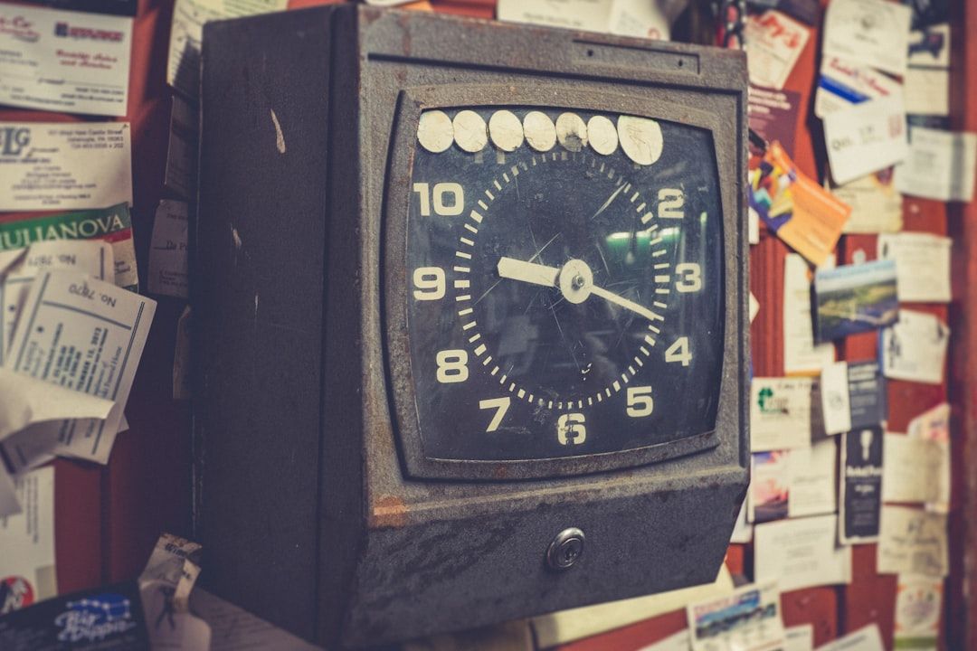 Photo Time clock