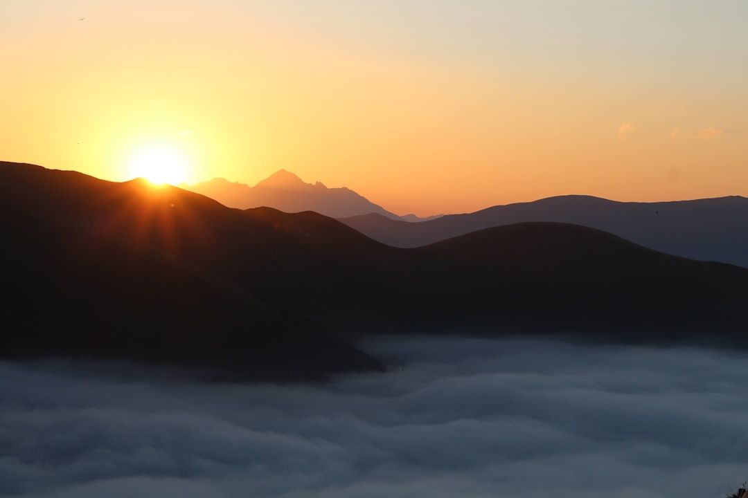 Photo Mountain sunrise