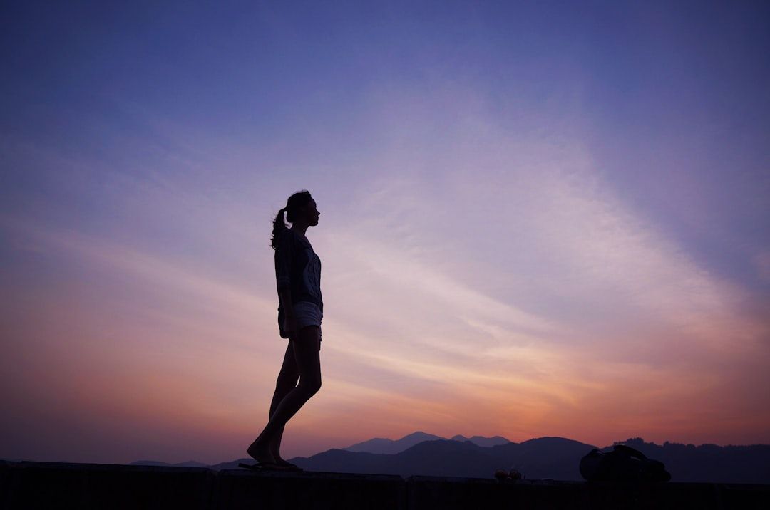 Photo Meditating woman