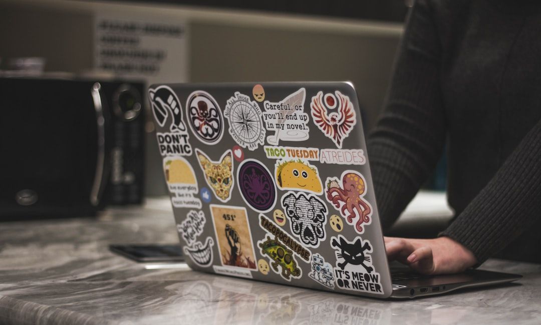 Photo Laptop blogging